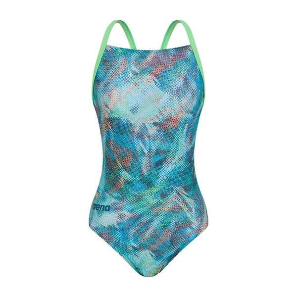 女性用屋内水着 ソルティサンシャイン ワンピース スーパーフライバック (A5SL1PL43GRN) (ブラカップ別売)