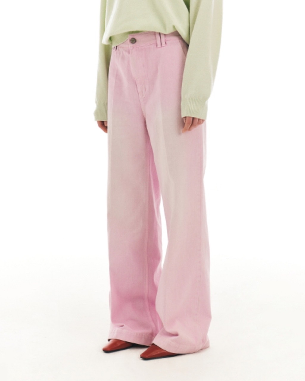 MAT STRAIGHT DENIM PANTS