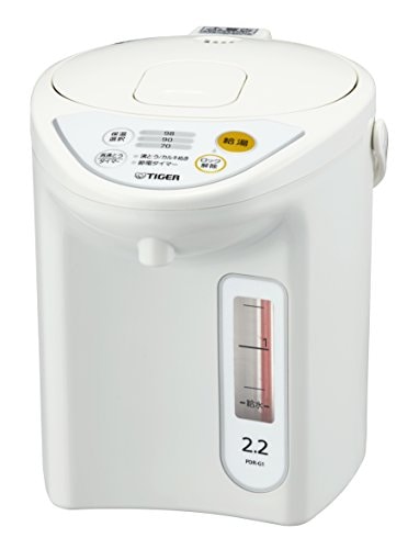 サイズ：2.2 L タイガー 魔法瓶 マイコン 電気 ポット 2.2L ホワイト PDR-G221