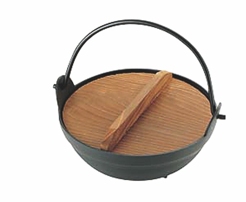 カンダ アルミ黒塗り田舎鍋 24cm