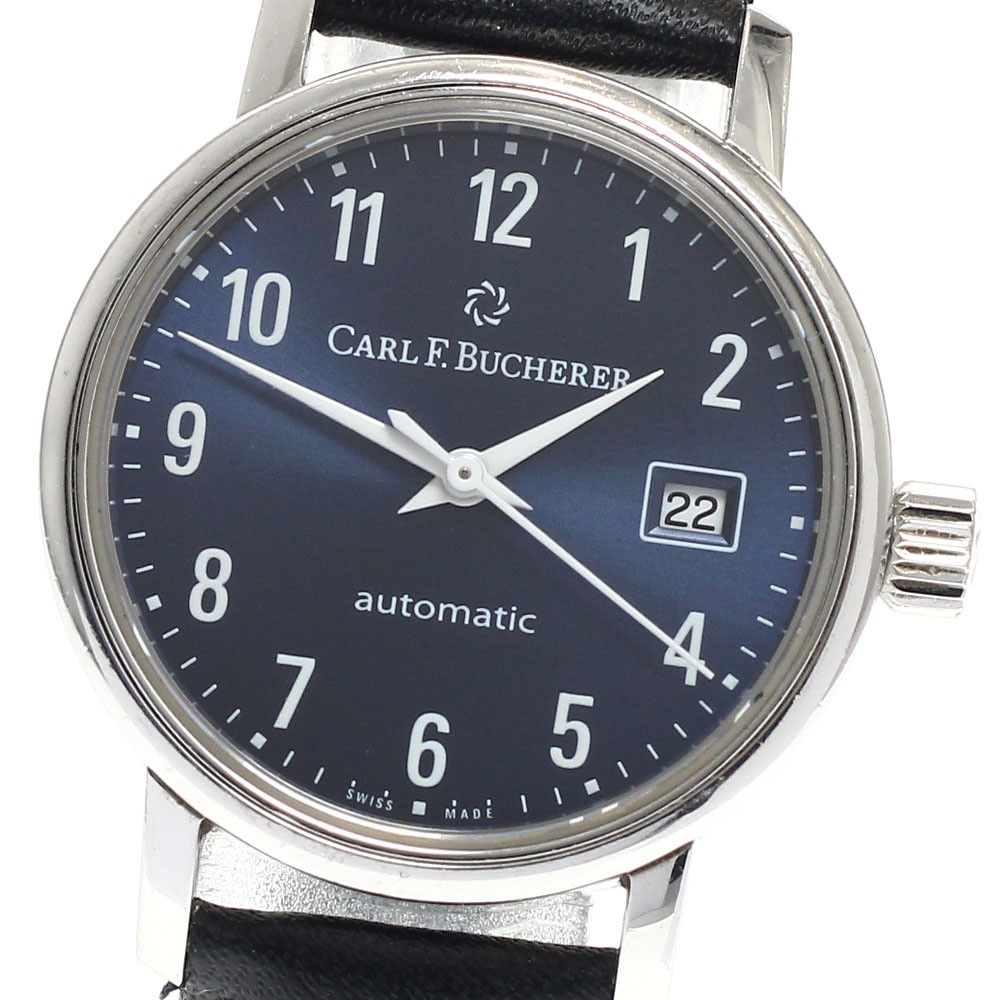 カール F.ブヘラ CARL F.BUCHERER 10319.08 アダマビ デイト 自動巻き レディース _922672【中古】