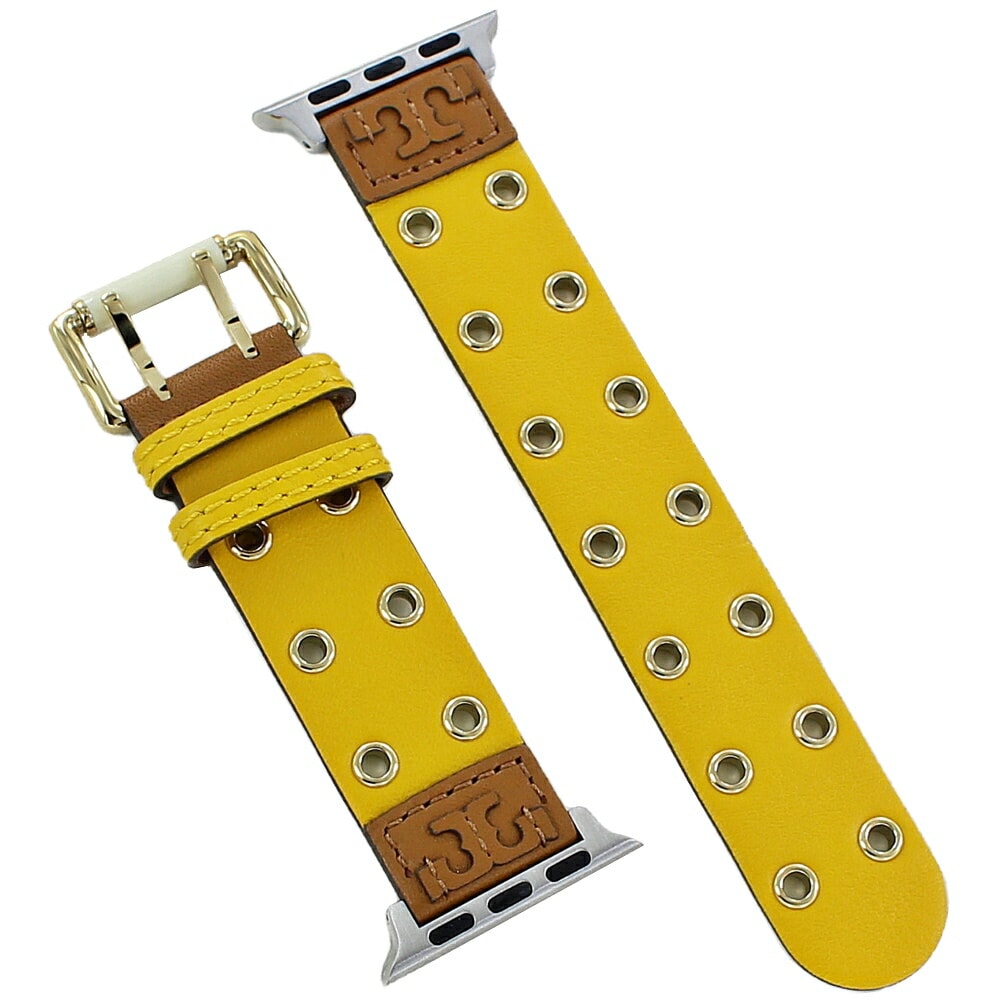 アップルウォッチ バンド レディース ブランド トリーバーチ Apple Watch strap おしゃれ かわいい レザー ブラウン 仕事用 ビジネス アップルウォッチベルト 交換バンド 着せ替え