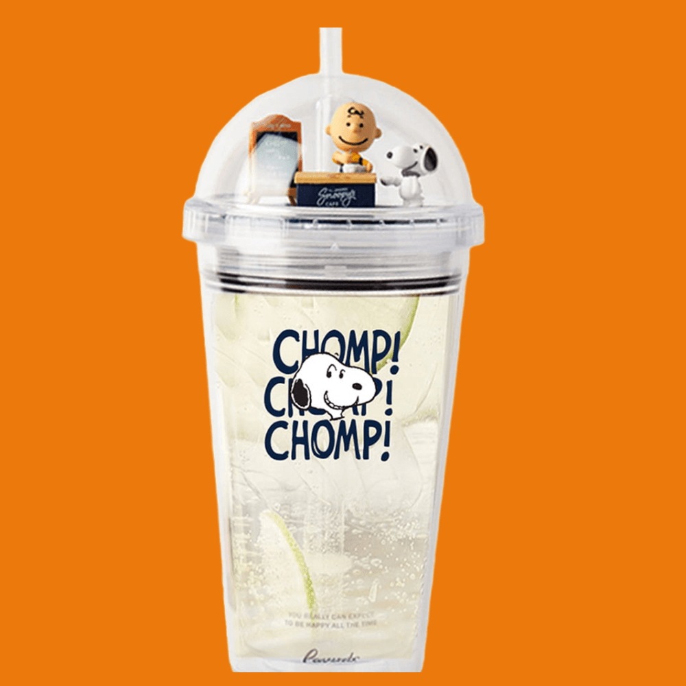 スヌーピー フィギュア ドーム タンブラー 450ml(ストロー付)