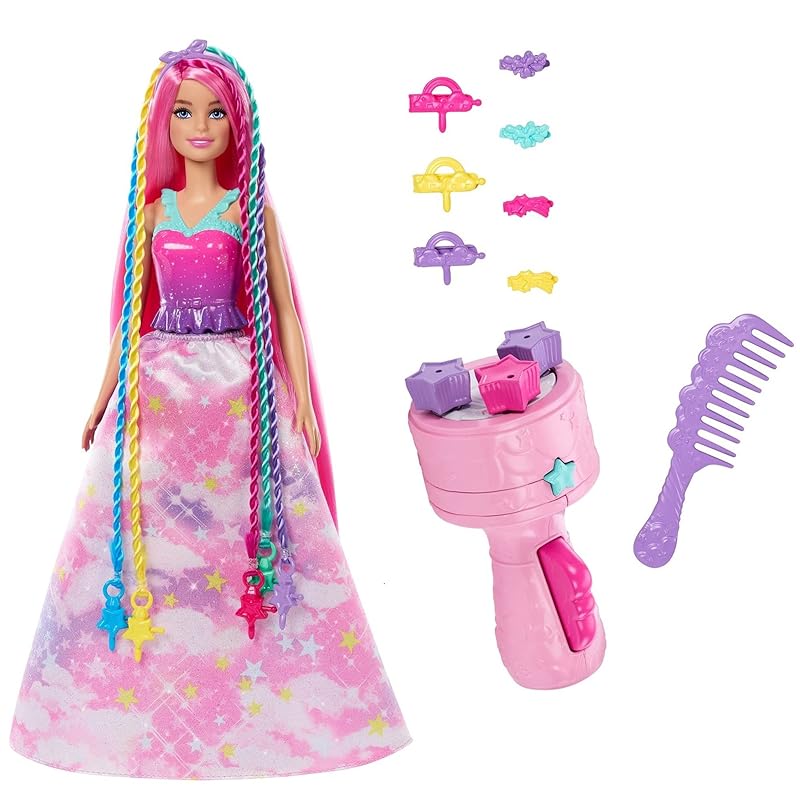 バービー(Barbie) くるくるまわして! かんたんヘアアレンジ/映画「バービー」に登場! 【着せ替え人形】【ドールアクセサリーセット】 【3才~】【プレゼント】 HNJ06