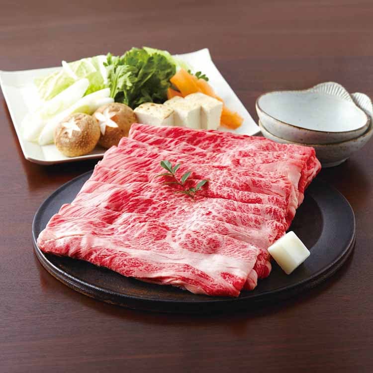 【目玉商品】【冷凍】神戸ビーフ 肩ロースすき焼き 300g【木箱】 大西食品 (代引不可)(TD)