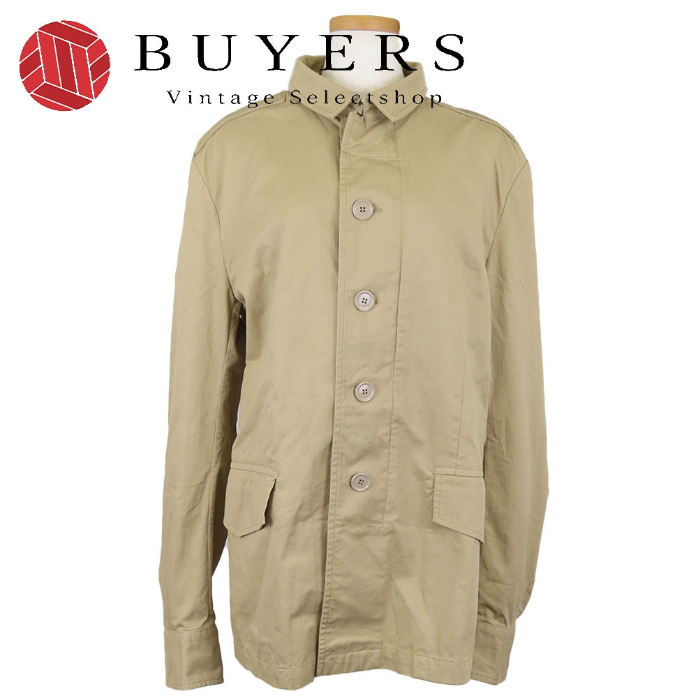 中古 その他アウター 46 コットン ベージュ コート アパレル 古着 メンズ 男性