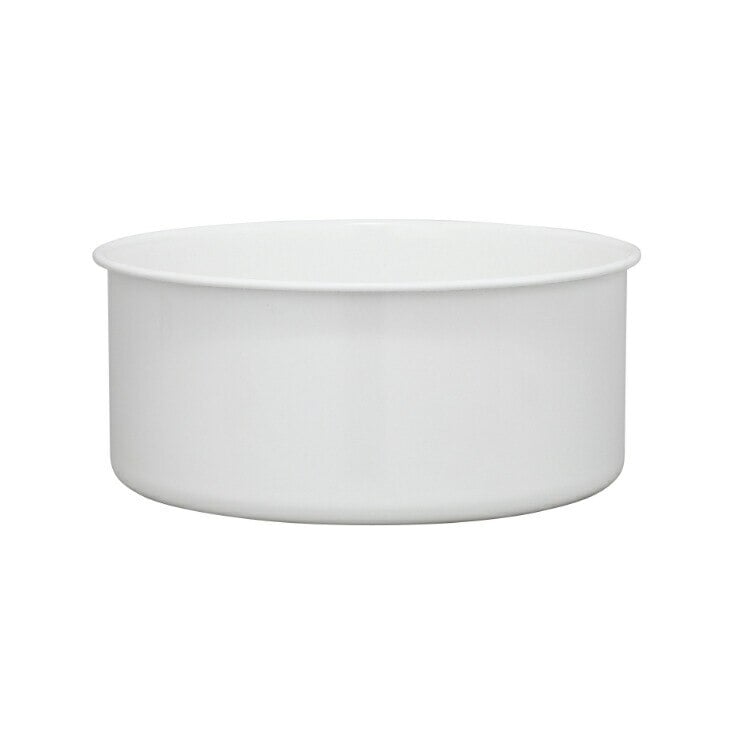 野田琺瑯 新 丸型洗い桶（NWA-R）/日本製 国産品 琺瑯 ほうろう 白 全白 たらい タライ 台所用具 キッチンツール 衛生的 清潔 おしゃれ シンプル 家庭用 業務用 大き目 たっぷり