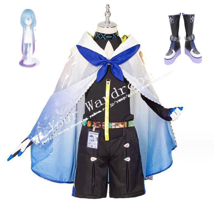 アークナイツ (明日方舟) 風 水月 ミヅキ コスプレ 衣装 ウィッグ 靴 cosplay パーティーイベント 仮装