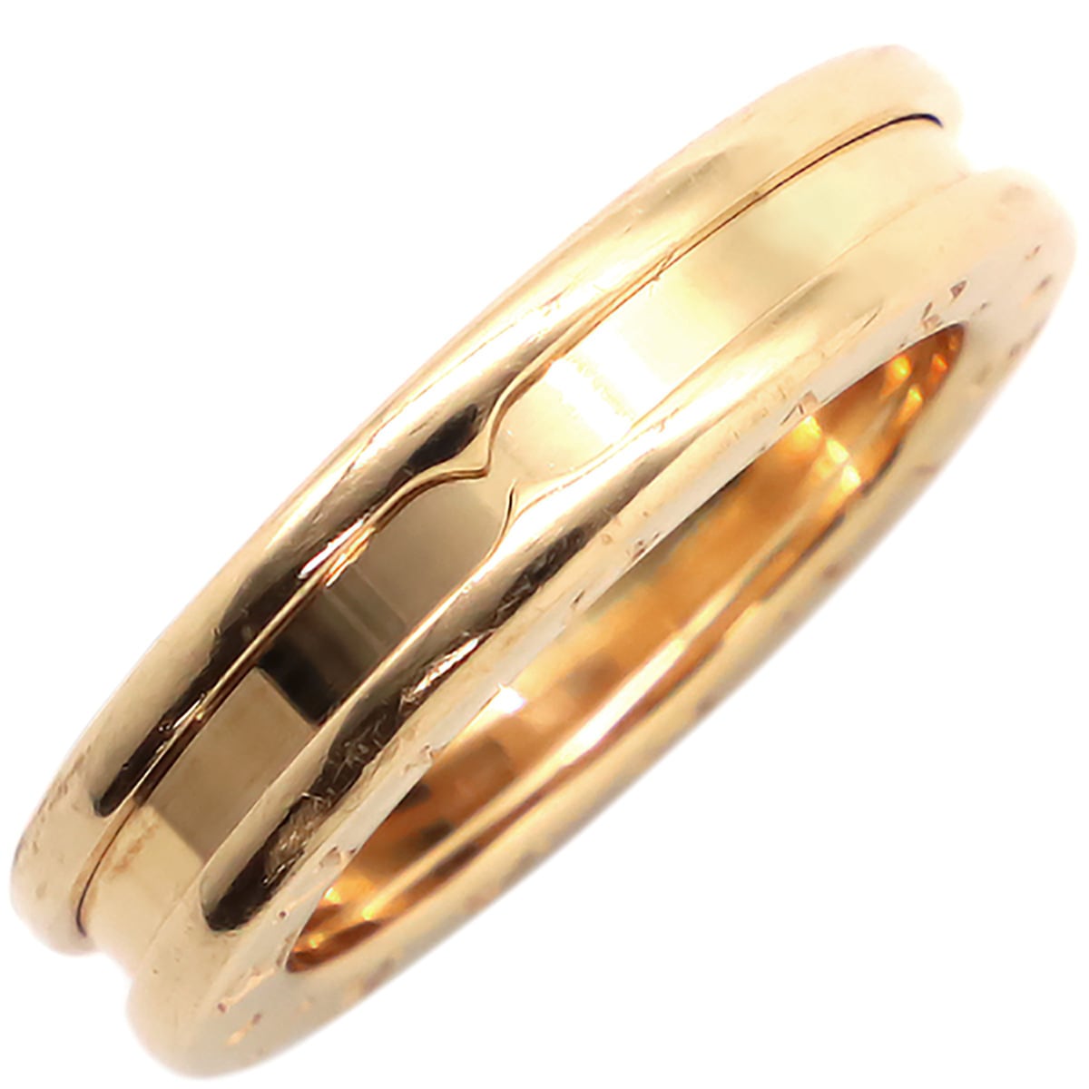 ブルガリ BVLGARI リング 指輪 ビーゼロワン B-zero1 XS リング K18PG ピンクゴールド #51(JP11) 750 ピンクゴールド 11号 【箱】【中古】