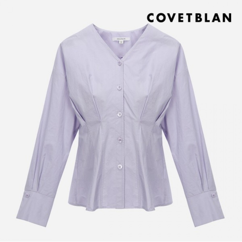 (コルベットブラン) タックポイントブラウス (V222MBL102W)