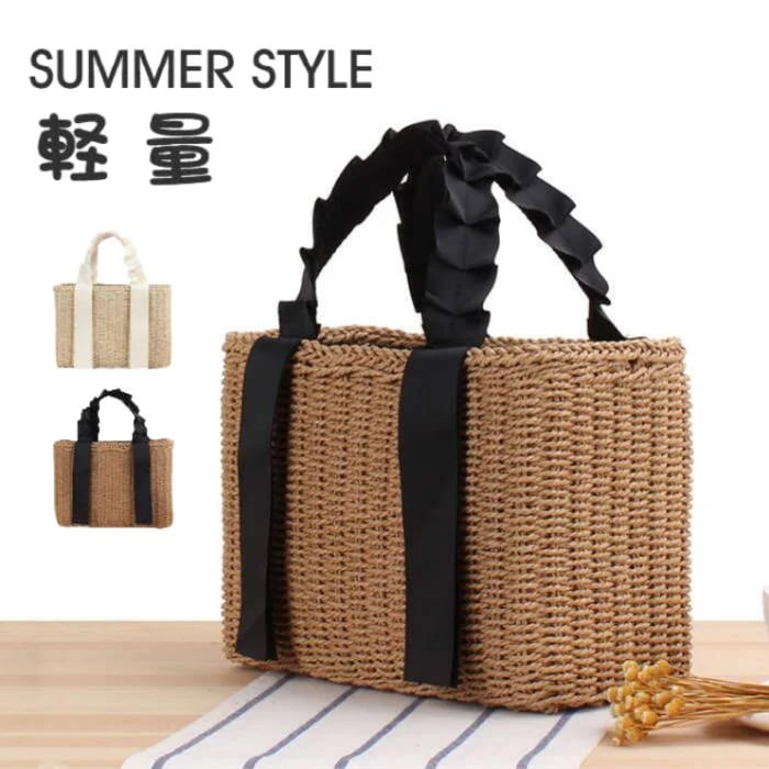 【20点セット】かごバッグ トートバッグ レディース きれいめ 大容量 軽量 小さめ かご ハンドバッグ 浴衣バッグ 手提げバッグ 籐バッグ サマーバッグ 夏バッグ 手提げ かごトート カバン サマー