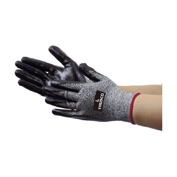 （まとめ）耐切創手袋 NBR #5 M TCRG-5NBR-M 1双 [x3セット]