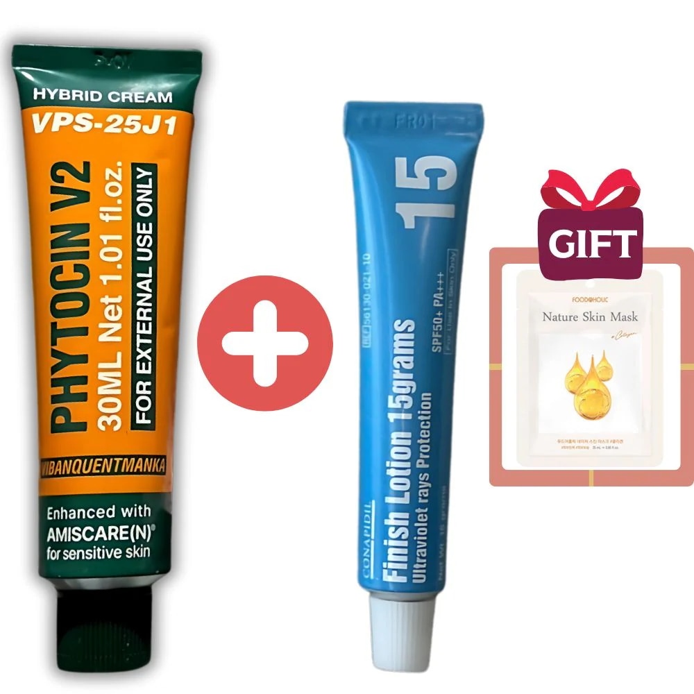 PHYTOCIN ハイドロクリーム & Finish Lotion 15g PHYTOCIN ハイドロクリーム & Finish Lotion 15gセット