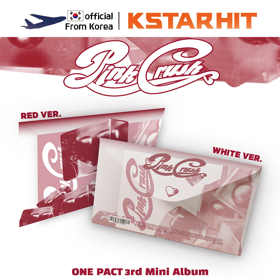 (2種セット) ONE PACT - PINK CRUSH (3rdミニアルバム)