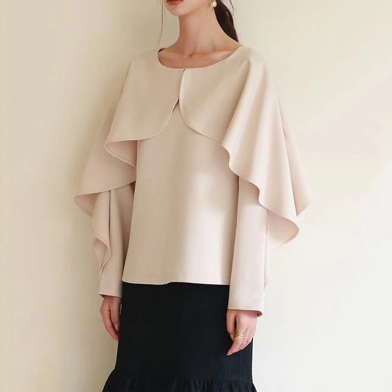 春 夏 長袖 シャツ トップス 可愛い ゆったり ブラウス レディース 着痩せ 気質 入学式 卒業式 リボン レース