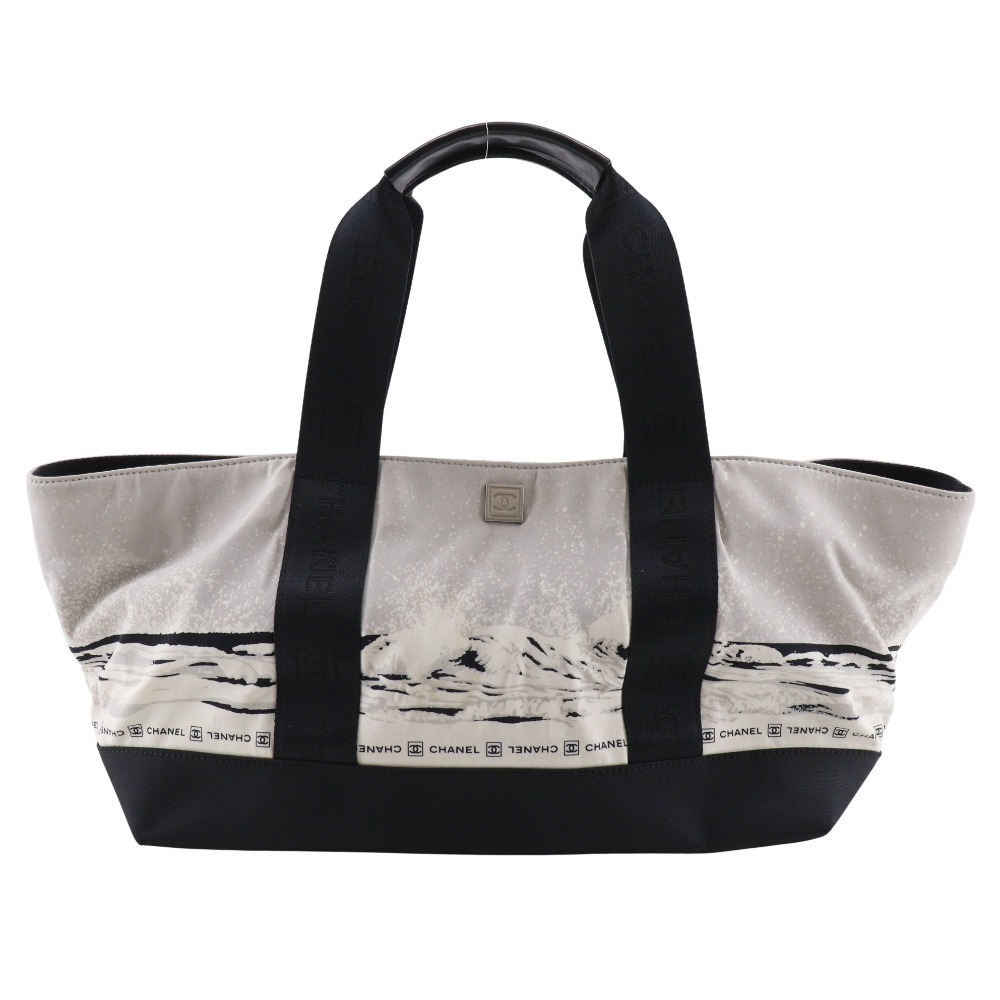 ハイサマー スポーツライン ハンドバッグ ナイロン 黒 レディース 中古品