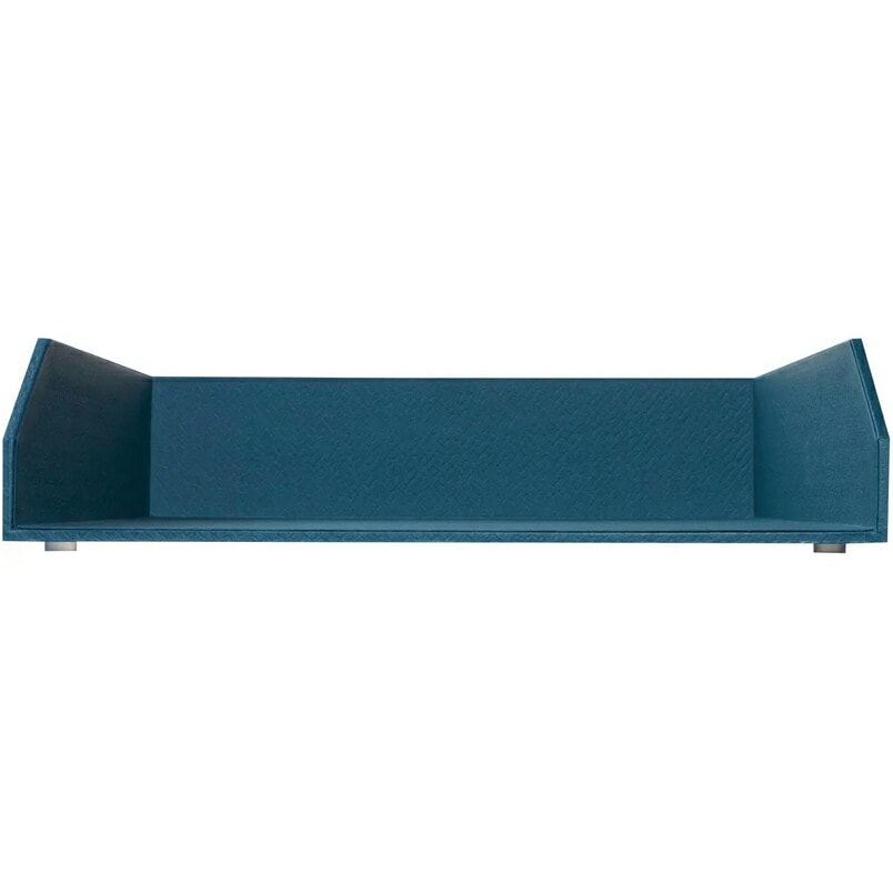 （まとめ買い）エグザコンタ レタートレー Office by Me 2段セット ダックブルー 14603E [x3]