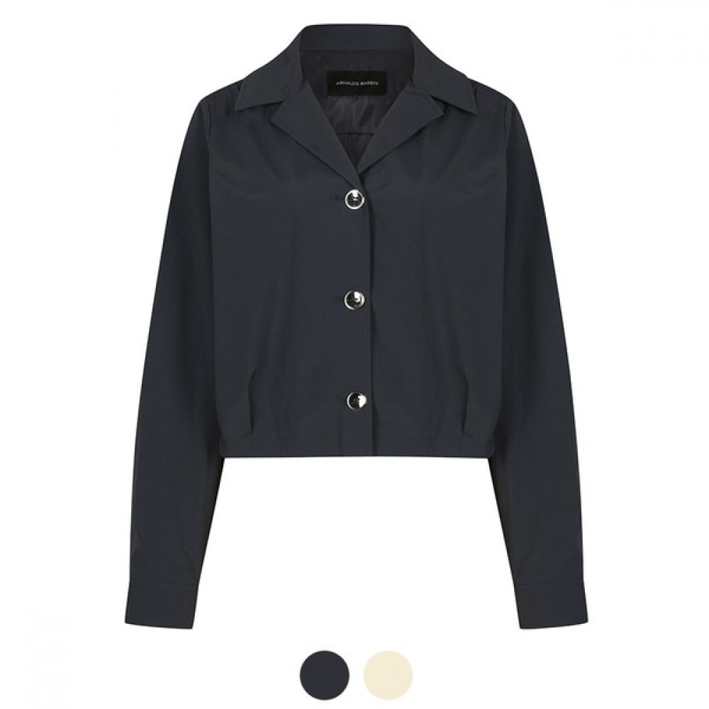 [アナルドバシーニ] (アナルドヴァッシーニ) シャツ型クロップドジャケット (AX04JK23M)