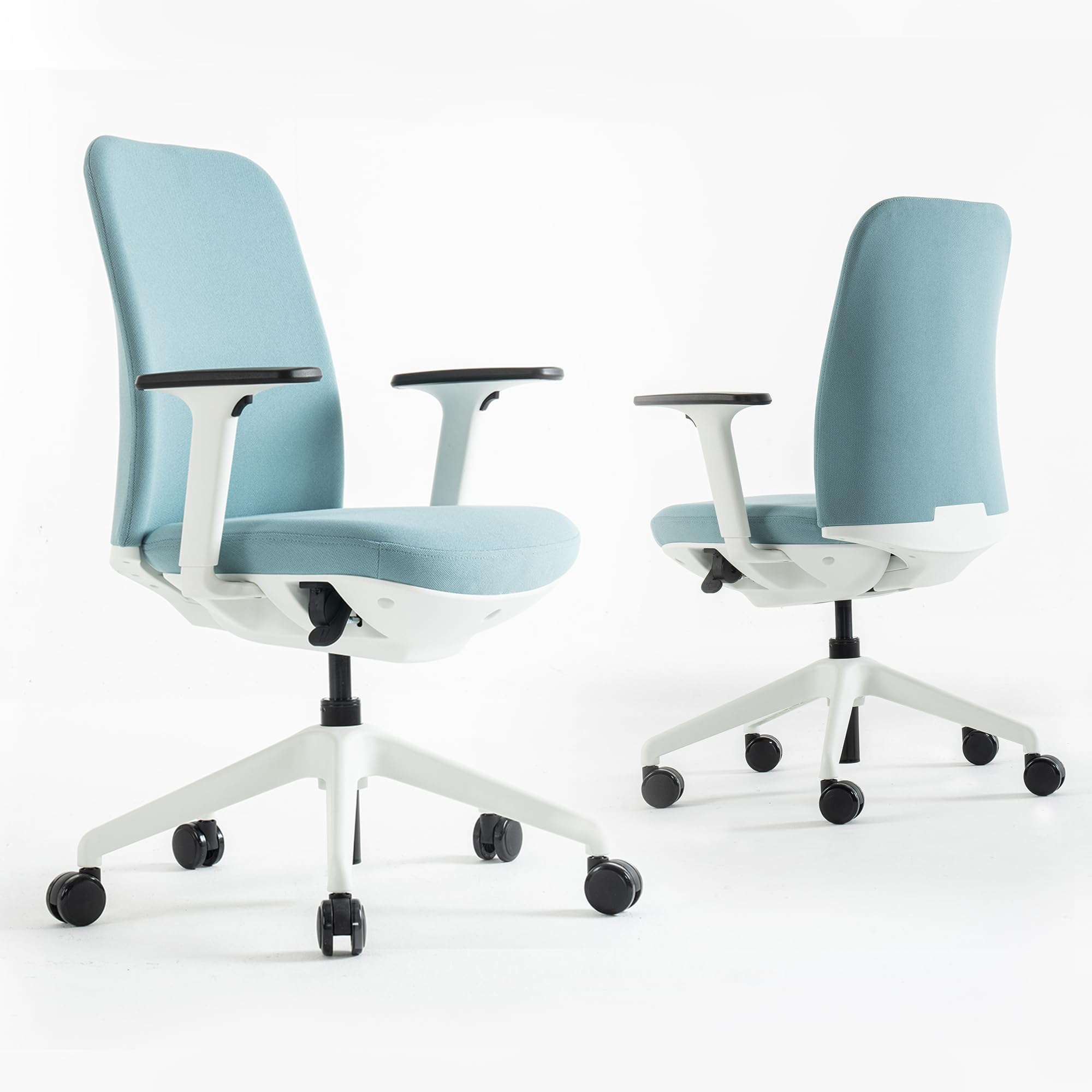 オフィスチェア デスクチェア 人体工学設計 パソコンチェア 事務椅子 ワーク 疲れない pcチェア メッシュ ランバーサポート調節可能 360回転 昇降式 静音キャスター モバイ 22777