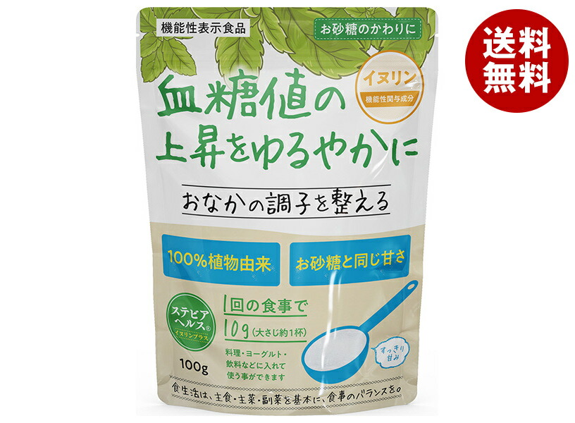 日本リコス ステビアヘルス イヌリンプラス 100g袋＊6袋入＊(2ケース)