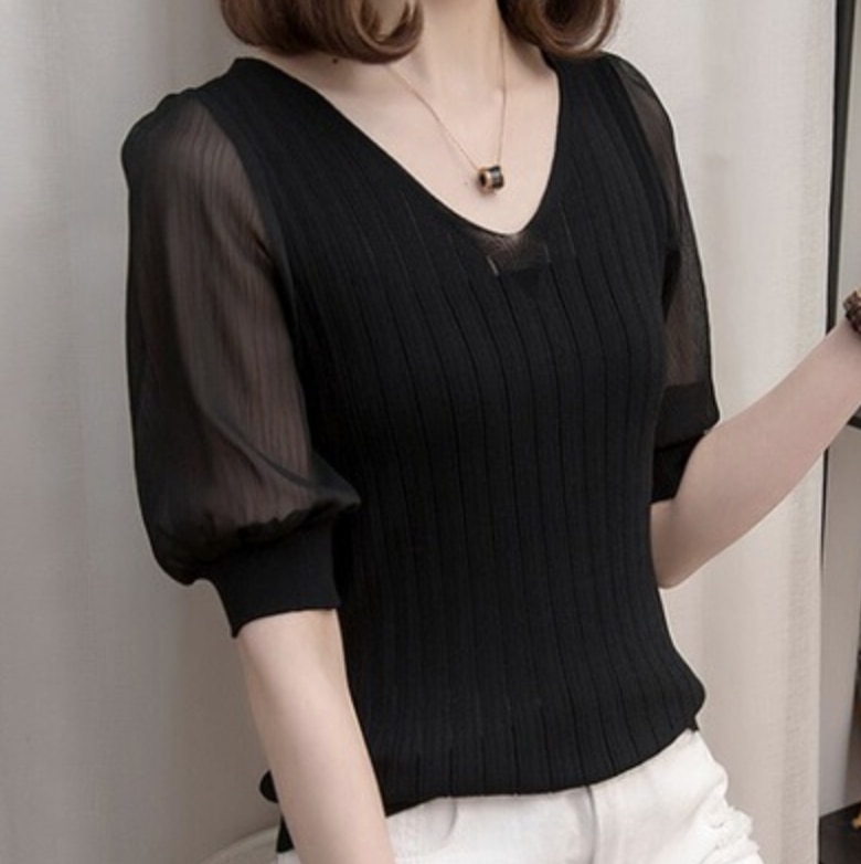 トップス デート シャツ ブラウス カットソー 袖あり 半袖 Vネック かわいい 大人可愛い きれいめ シンプル カジュアル 大人 上品 おしゃれ お洒落 主役級 存在感 夏 10代 20代 30代 5,480円