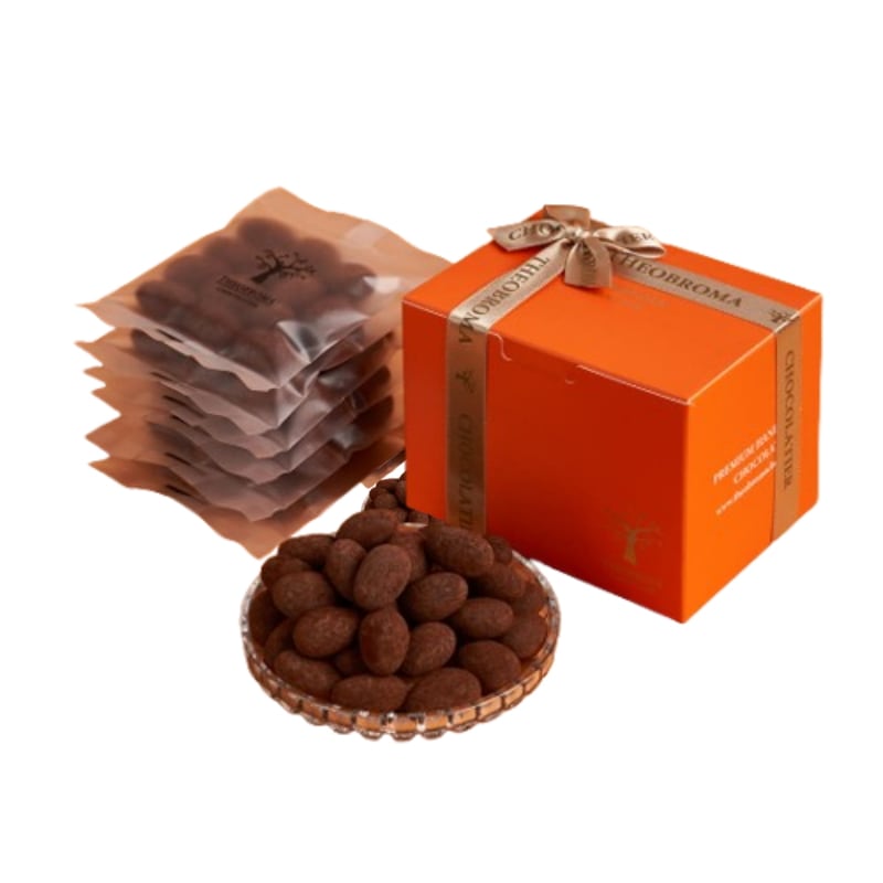 [テオブロマ·ショコラティエ] 韓国お菓子 チョコレート高級手作りチョコレートアーモンドチョコレート 6袋(120g) バレンタインデー チョコレート バレンタインデープレゼント