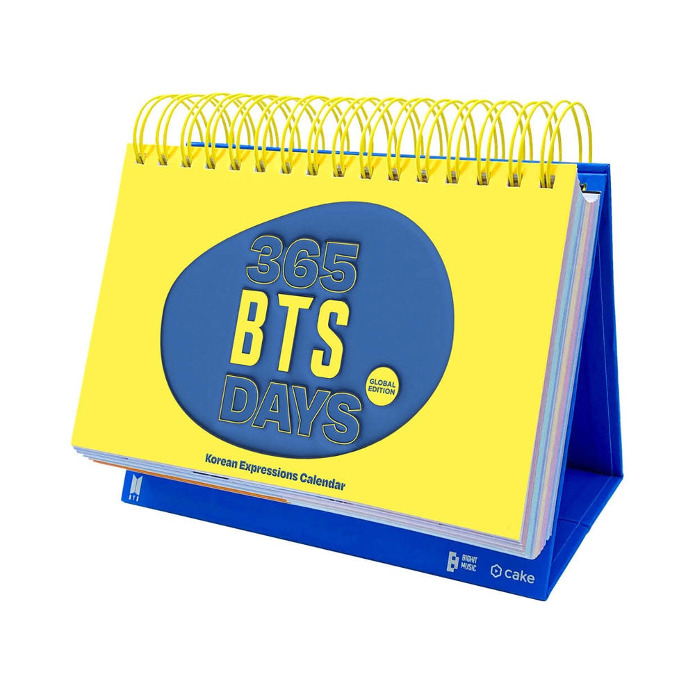 365 BTS DAYS (アウトボックス + カレンダー + ポスター 1枚 + ステッカー 12枚 セット) 防弾少年団 万年カレンダーKPOP グッズ