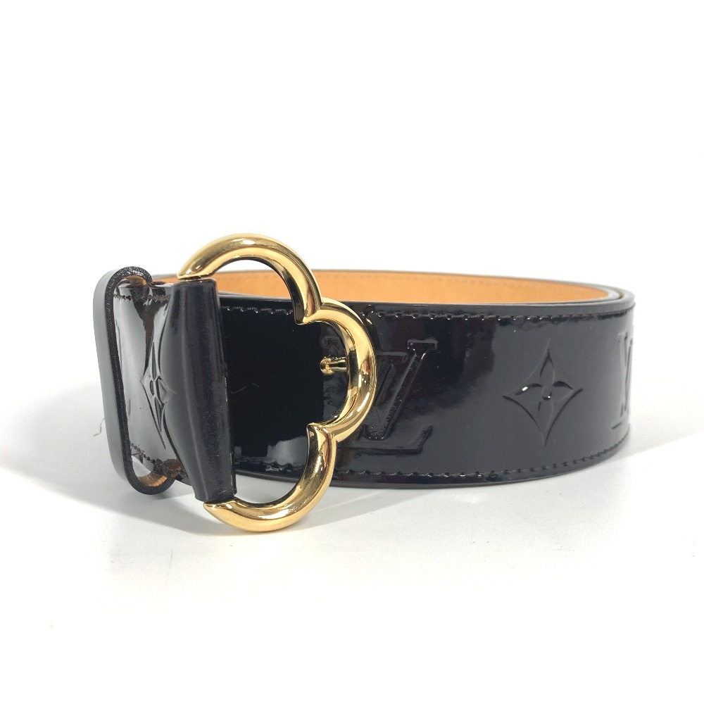 ベルト M9033V サンチュール LV ファセット モノグラムヴェルニ バックルベルト モノグラムヴェルニキャンバス アマラント パープル