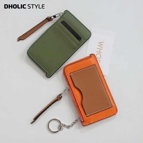 バイカラーアウトポケットカードケース・p408775