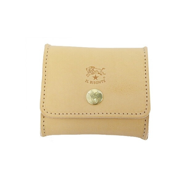イルビゾンテ IL BISONTE コインケース 小銭入れ メンズ レディース C0774 P120 scp020-pv0005-na106 ベージュ ナチュラル