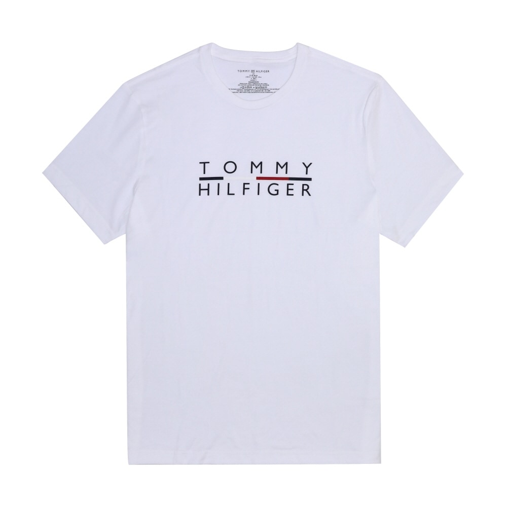 トミーヒルフィガー 09T4498 100 ロゴメンズショートスリーブ Tシャツ