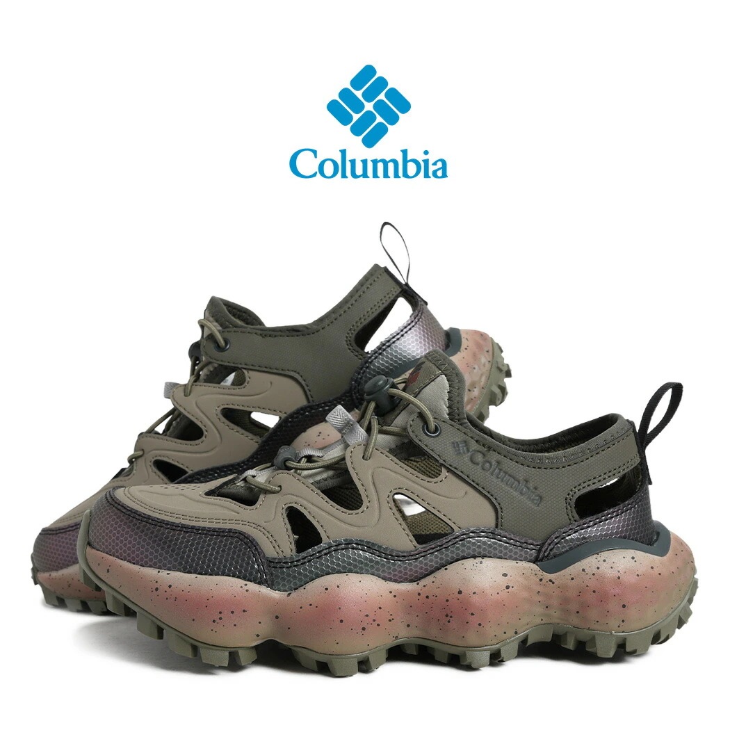 Columbia コロンビア スライブ リバイブ シャンダル サンダル THRIVE REVIVE SHANDAL SANDAL STONE GREEN DARK MOSS スニサン 水陸両用 レジャ