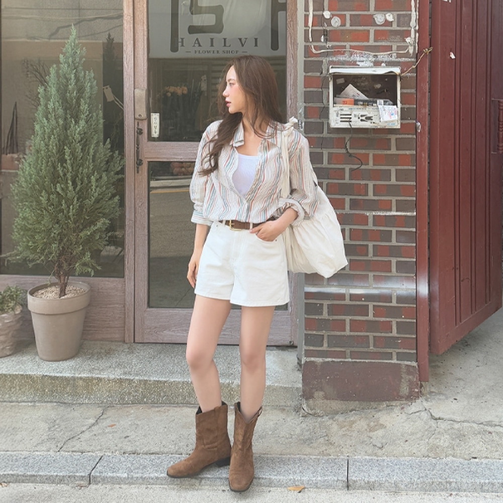 [イヴェレットバイジェイスタイル] イーブレットルベハAライン4パートコットンパンツ Jスタイル