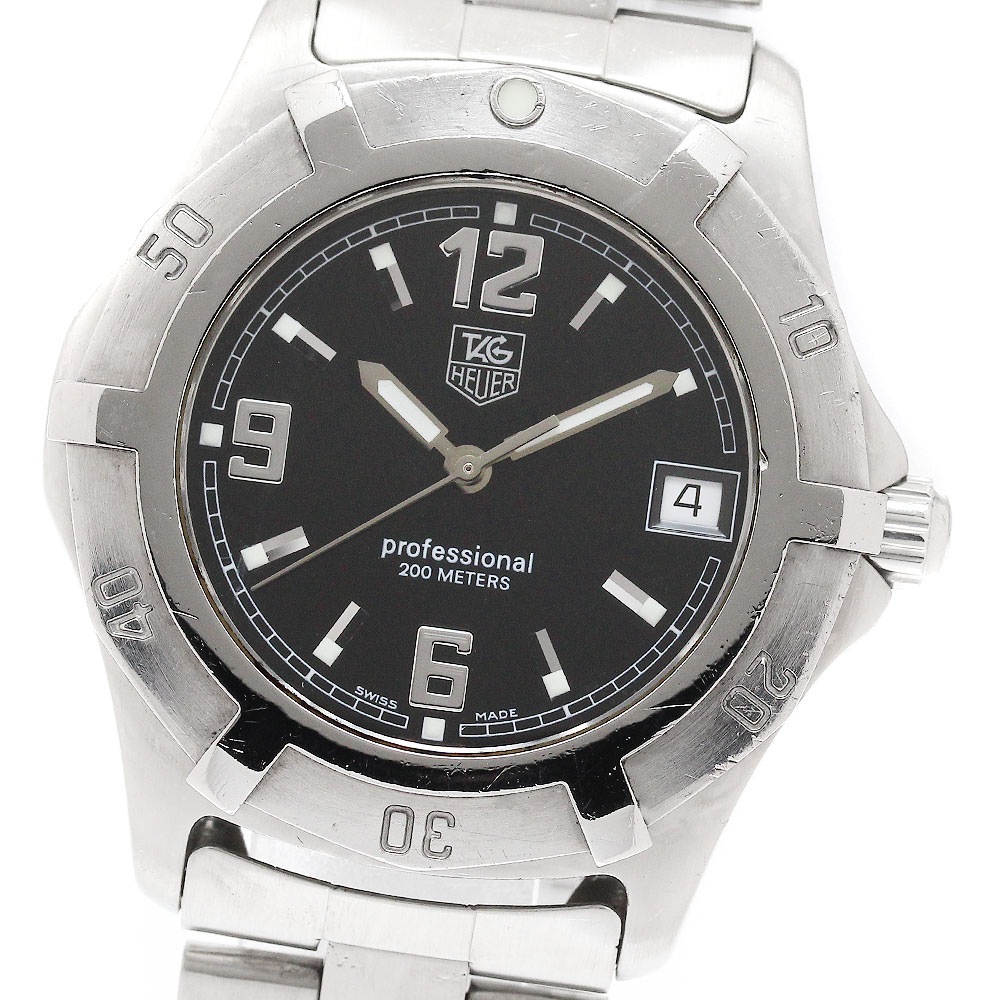 訳あり タグホイヤー TAG HEUER WN1110 2000シリーズ エクスクルーシブ デイト クォーツ メンズ _943350【中古】