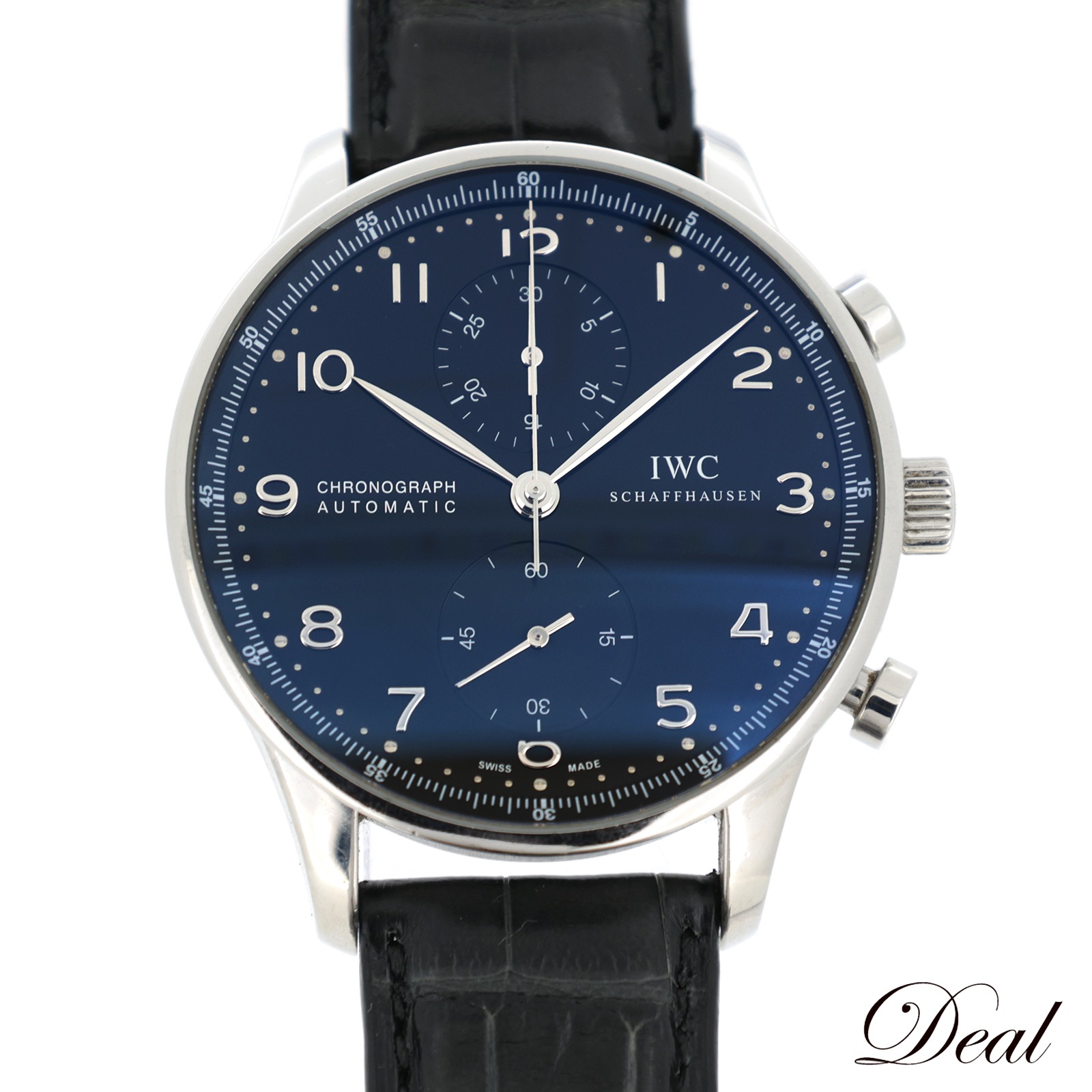 アイダブリュシー ポルトギーゼ クロノグラフ IW371447 メンズ 腕時計