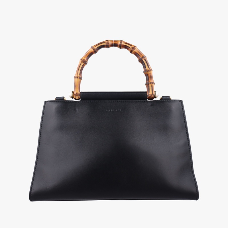 ニムフェア バンブー ウェブブラックレザー459075G022371401中古