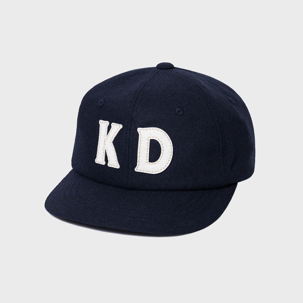コダックアパレル ウール ビンテージ平つばキャップ NAVY
