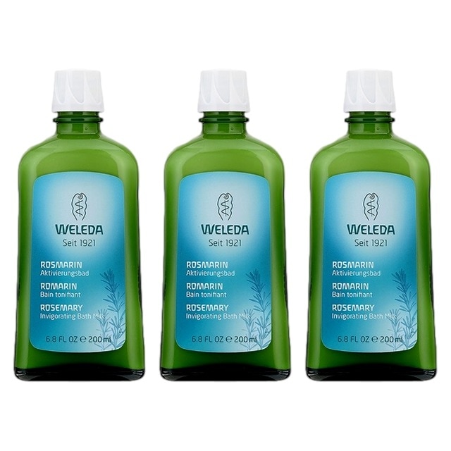 ヴェレダ ローズマリー バスミルク 200ml x 3 もっとお得な3個セット