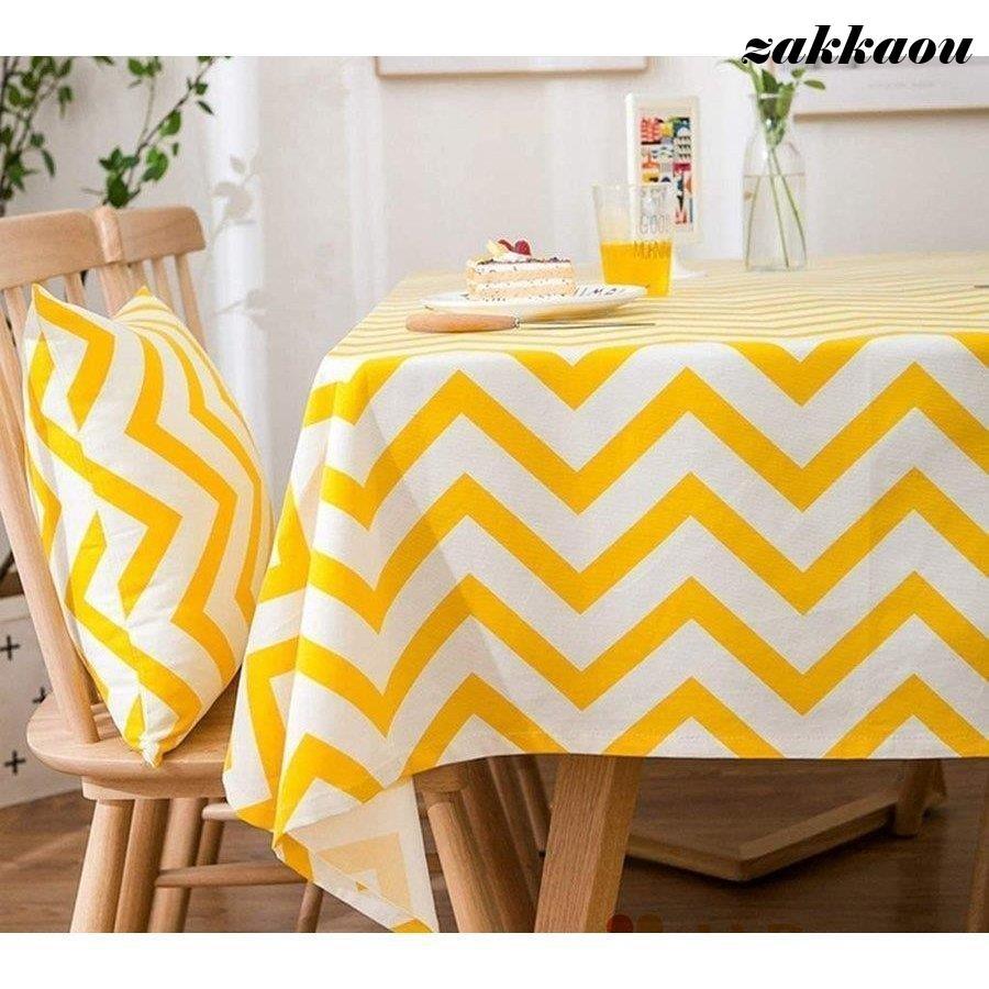 北欧 綿麻 テーブルクロス 長方形 new テーブルカバー 波柄 食卓カバー 簡約 汚れ防止 雰囲気 部屋飾り プレゼント