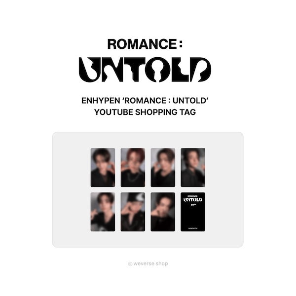 enhypen YouTube ラキドロ トレカ romance untold