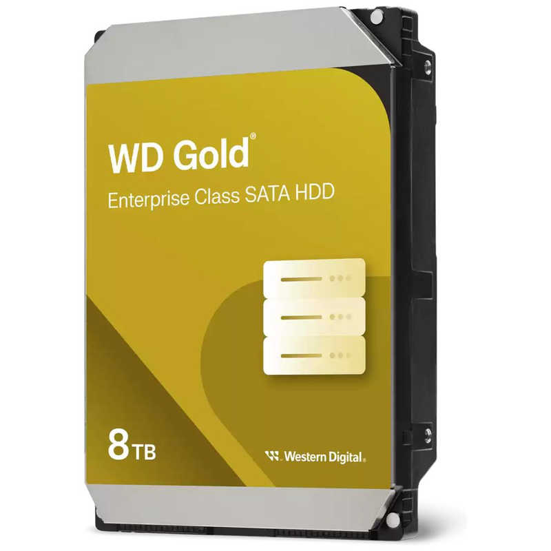 WESTERN DIGITAL　内蔵HDD SATA接続 WD Gold [8TB /3.5インチ]バルク品　WD8005FRYZ