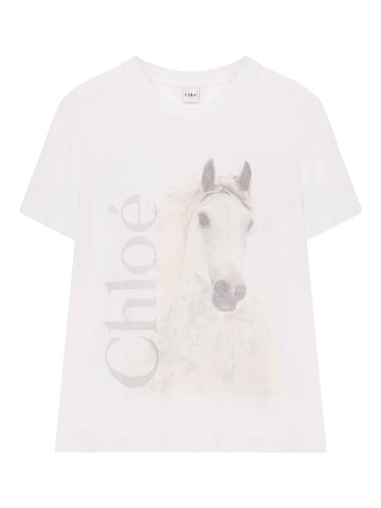 CHLOE Women Tops CH26SJH11802 101 WHITE