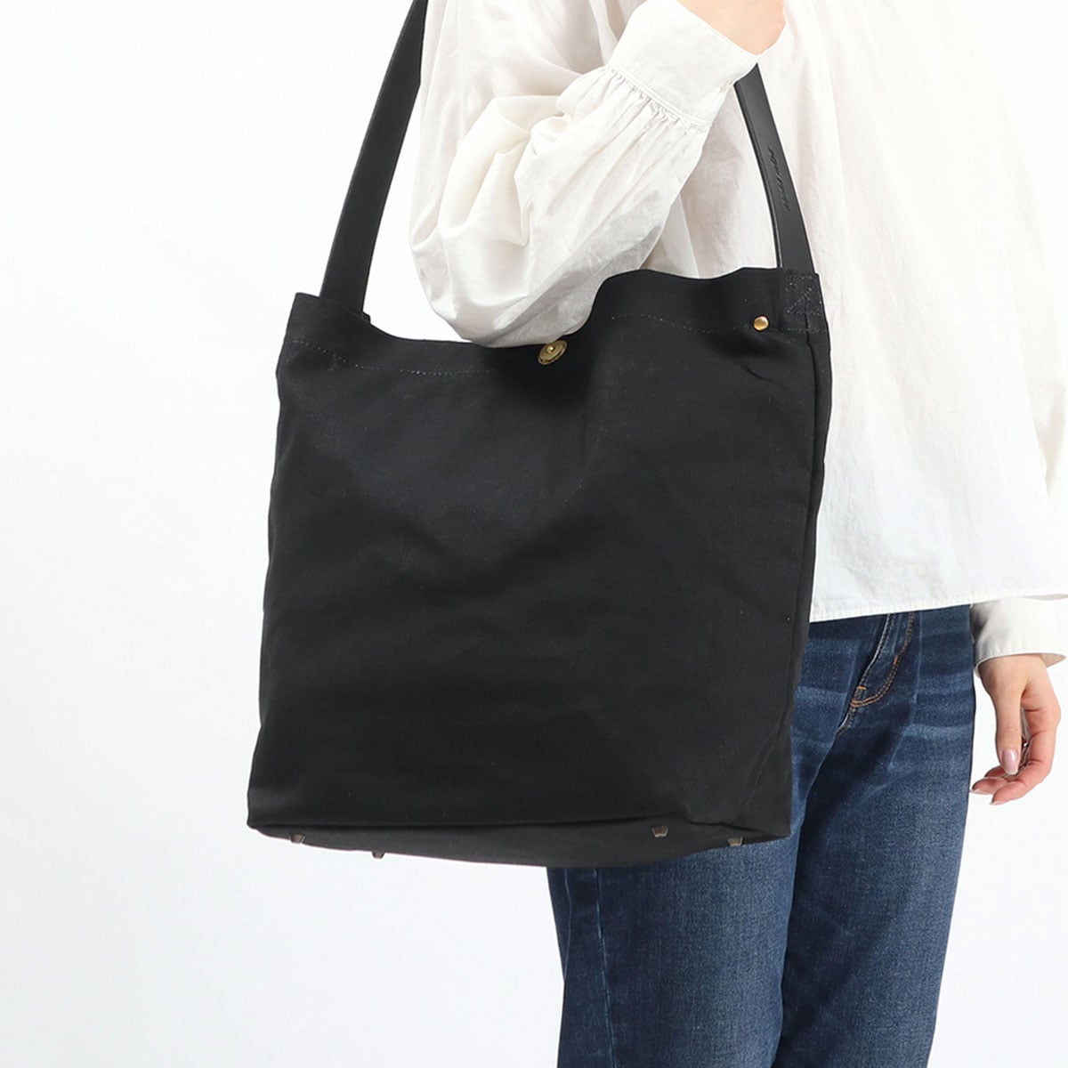 LINEN CANVAS ショルダーバッグ 2WAY ショルダー トート A4 FISHFLY