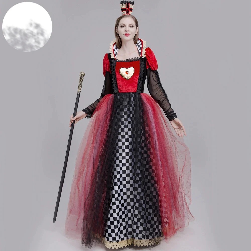 ハロウィーン衣装桃心女王コスプレ吸血鬼魔法女呪術師悪辣女王劇演出服 4,783円