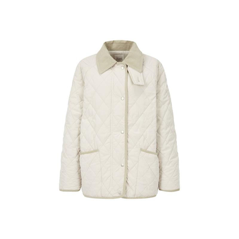コーデュロイカラーキルティングショートジャンパー(9172413983)