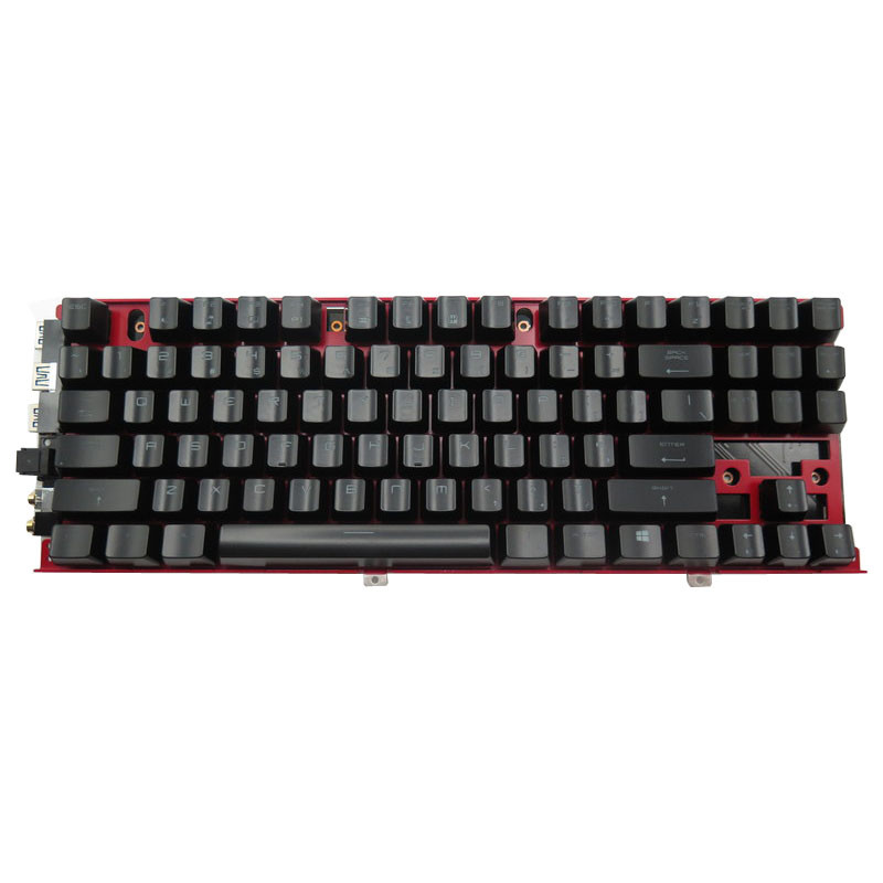 赤いバックライト付き英語メカニカルキーボード互換 MSI GT83 8RF 8RG GT83VR 6RE 6RF 7RE 7RF 英语