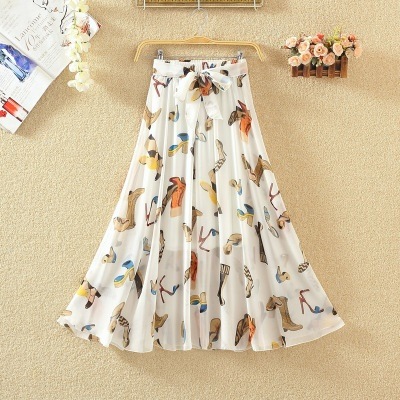 3264．Ａラインフレアきれいめボトムス(ホワイト) 2019 春夏 お呼ばれ ご挨拶 記念日 スカート