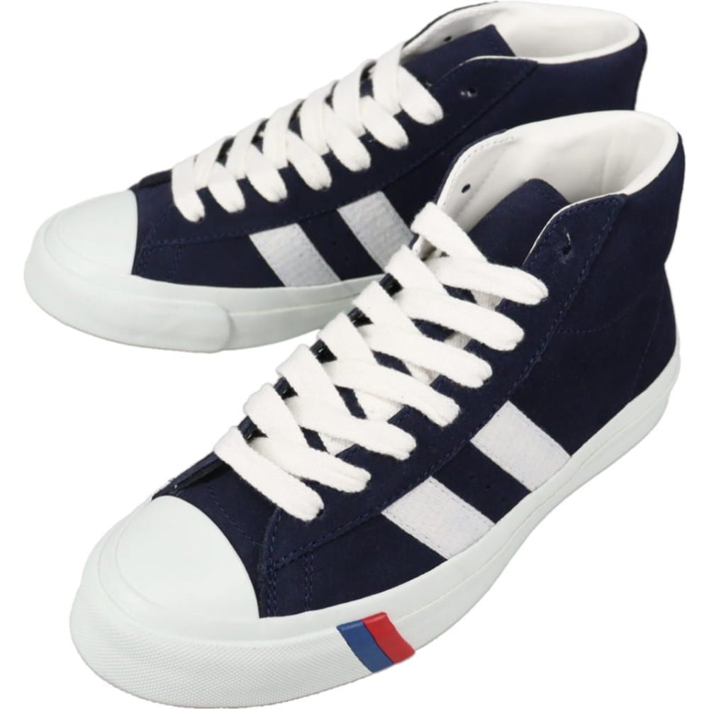 正規品 ロイヤルプラス スエード ハイ ネイビー PN1121