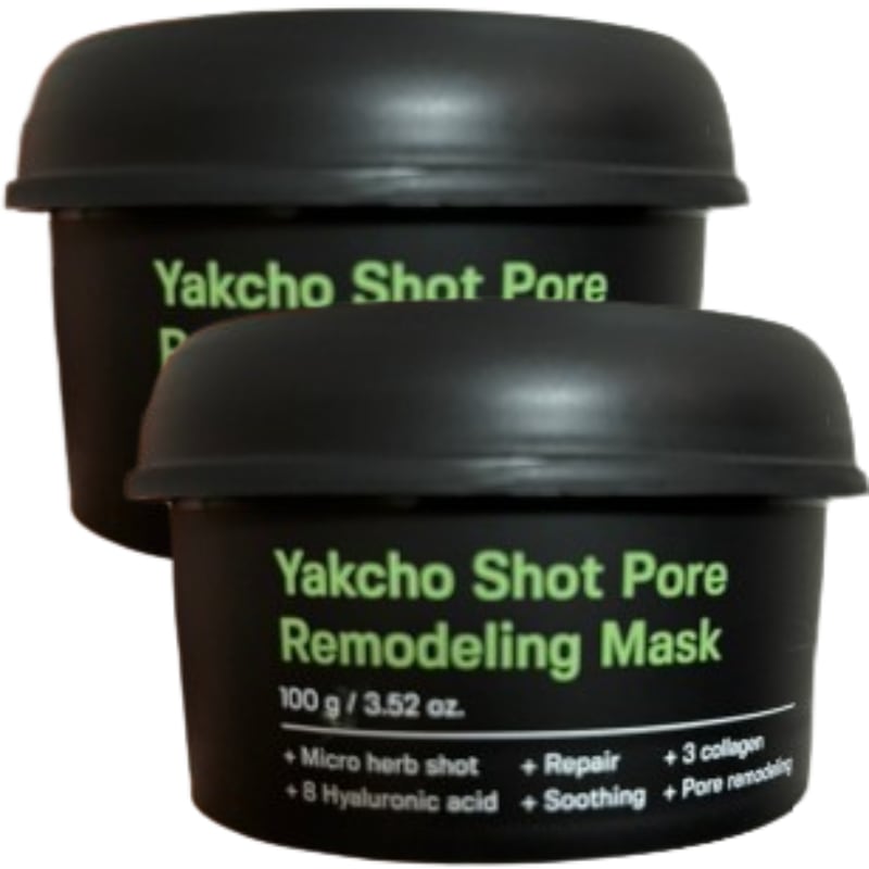 薬草ショット ポア リモデリング マスク 100g 2個