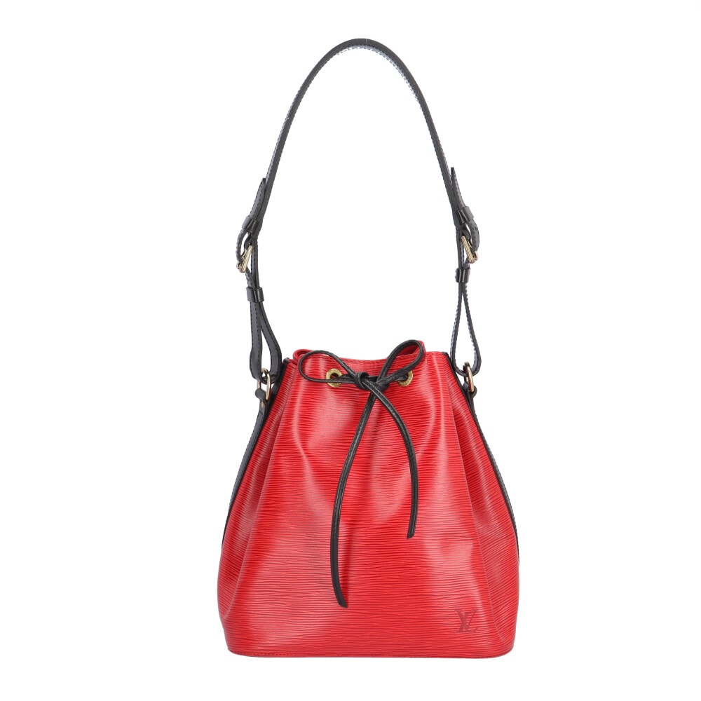 ルイヴィトン プチノエ エピ ショルダーバッグ エピレザー M44172 レッド LOUIS VUITTON 中古